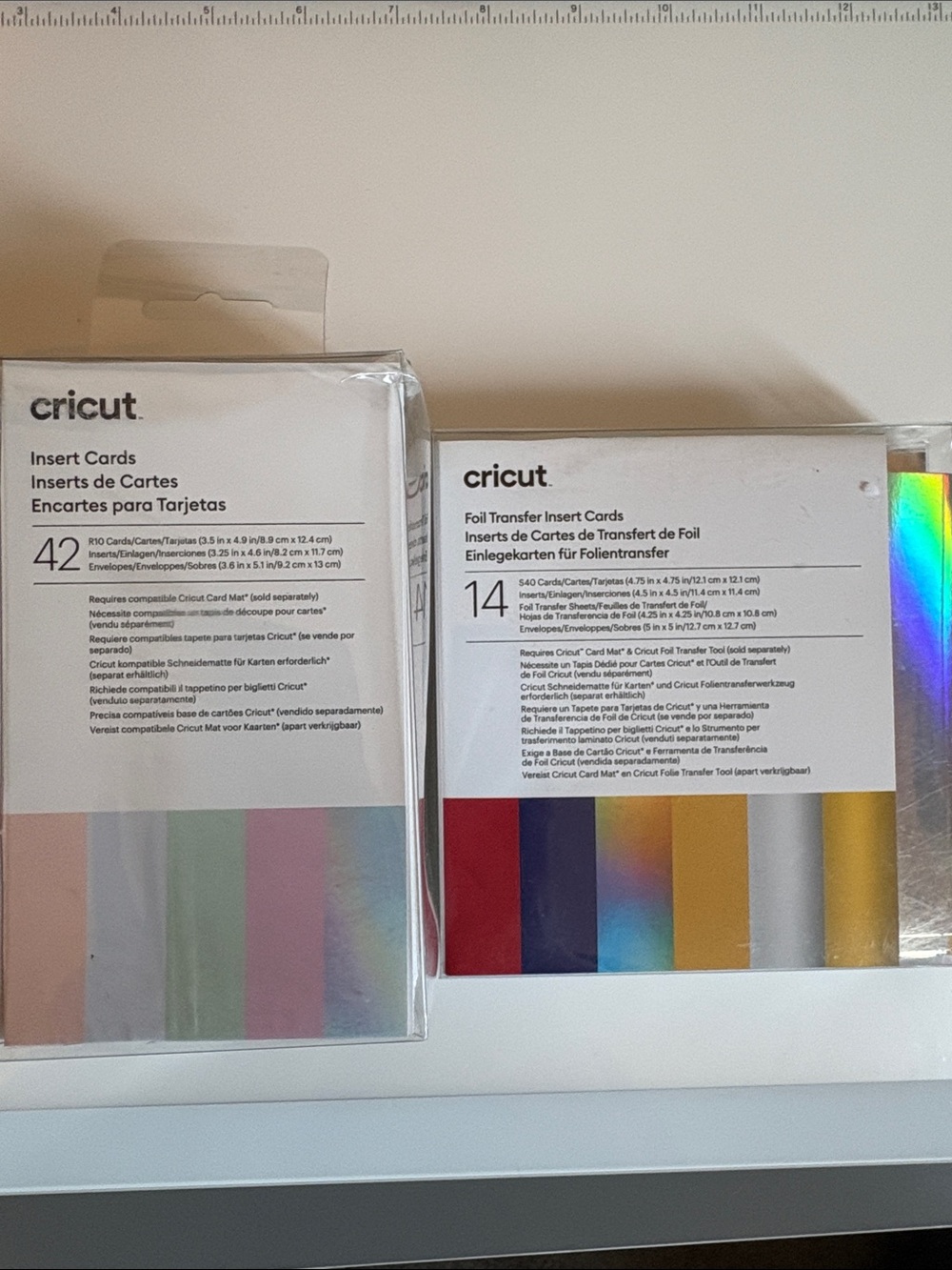Cricut cards and mat